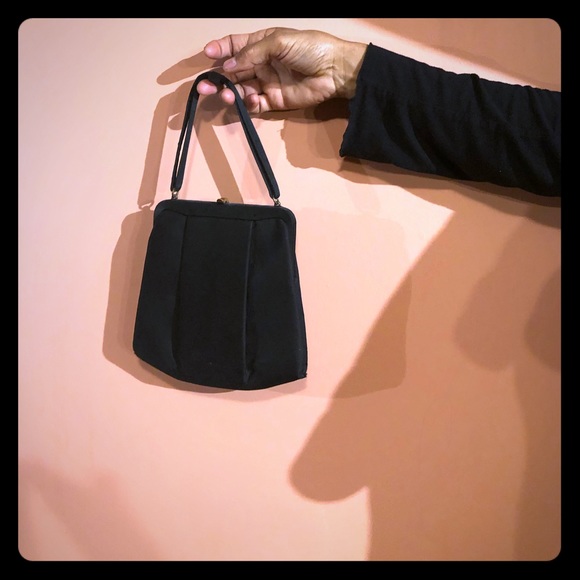 Vintage silk L&M evening bag - Picture 1 of 3